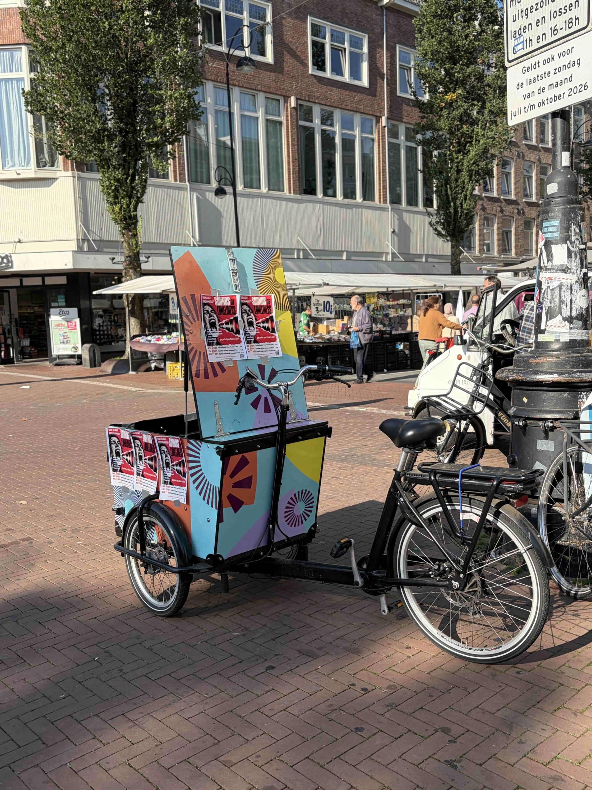 Met de bakfiets de mensen opzoeken